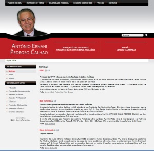 Imagem para o site feito para Ernani Calhao, do Conselho Nacional de Justiça